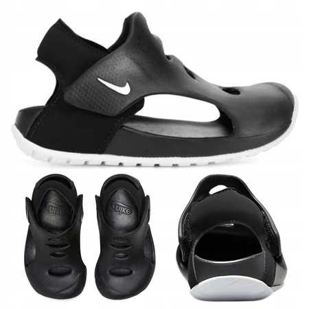 Nike sandałki dziecięce czarne wygodne lekkie SUNRAY