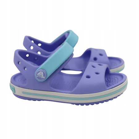 Sandały dziecięce lekkie wygodne fioletowe crocs crocband 128565q6 