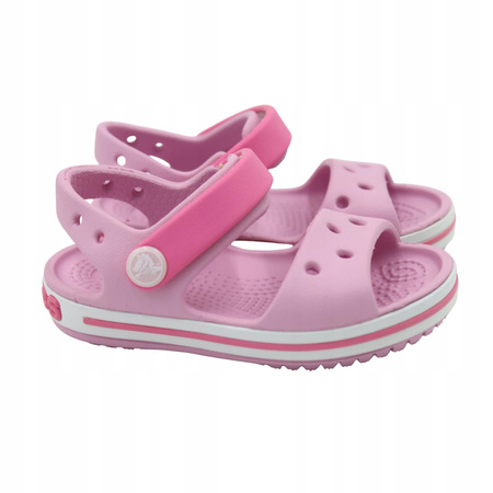 Sandałki dziecięce różowe lekkie wygodne crocs crocband 12856 6gd