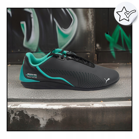 Buty Sportowe czarne Męskie Puma MAPF1 Drift skóra lekkie 