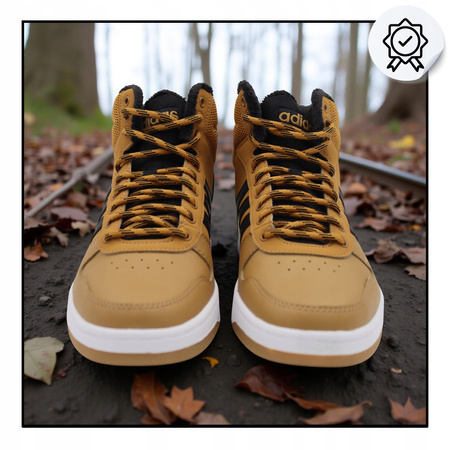 Buty sportowe męskie wysokie ADIDAS HOOPS wygodne