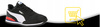 Buty sneakersy męskie WYGODNE PUMA ST RUNNER CZARNE 