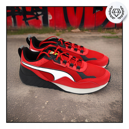 Buty Sportowe Lekkie Skórzane Wygodne PUMA FERRARI SPEEDFUSION 2.0 R. 42