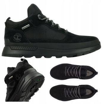 Buty męskie SKÓRZANE czarne Timberland Field Trekker WODOODPORNE