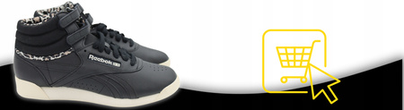 Buty Damskie Sportowe Czarne Na Fitness Wygodne REEBOK V60217