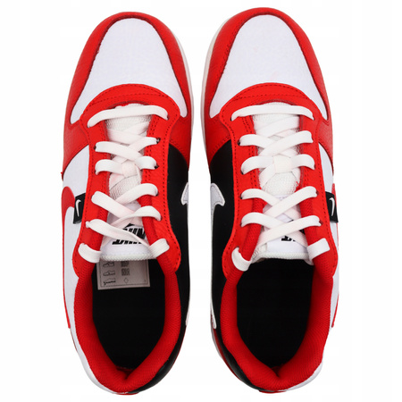 BUTY MĘSKIE SPORTOWE SKÓRZANE NIKE EBERNON CZERWONE AQ1774 101 R. 44,5