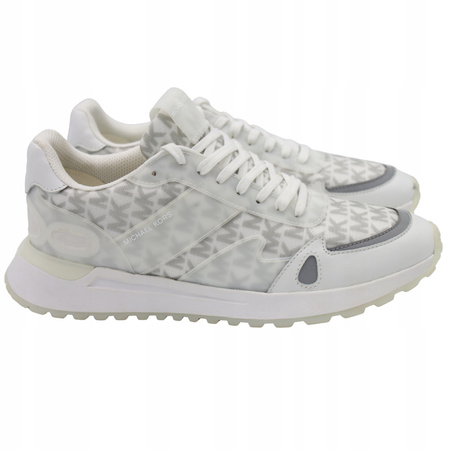 Buty Sneakersy Wygodne Męskie Sportowe Białe Skórzane MICHAEL KORS 