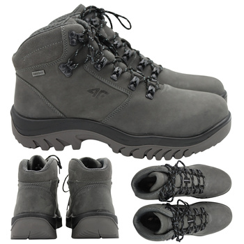 4f BUTY DAMSKIE WYGODNE TREKKINGOWE NA JESIEŃ ZIMĘ OBMH258 25S