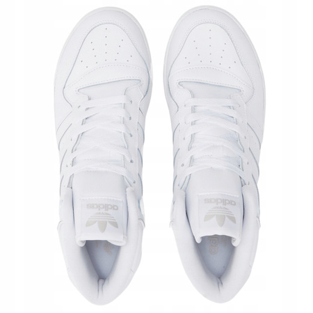 Buty Męskie Sportowe Wysokie ADIDAS RIVALRY wygodne BIAŁE 