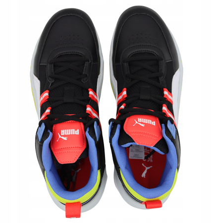 Buty Sportowe Męskie Puma Rebound za kostkę czarne wygodne r.43