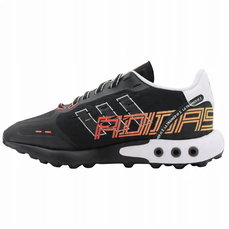 Buty Damskie Sportowe Wygodne Czarne ADIDAS LA TRAINER III J 