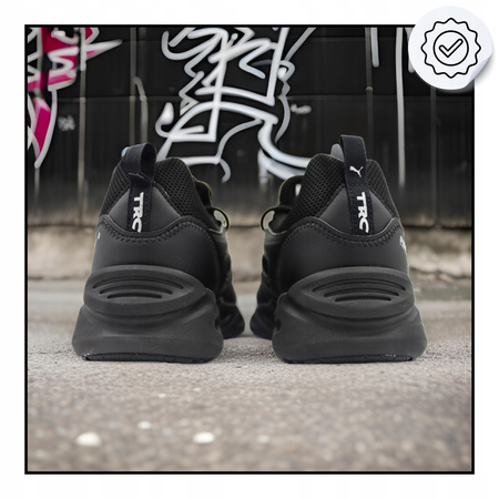 SPORTOWE BUTY MĘSKIE CZARNE WYGODNE PUMA Blaze Triple 384959 02 r .40
