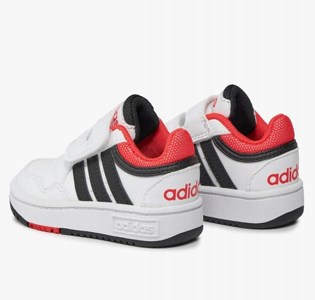 BUTY SPORTOWE DZIECIĘCE BIAŁE ADIDAS HOOPS