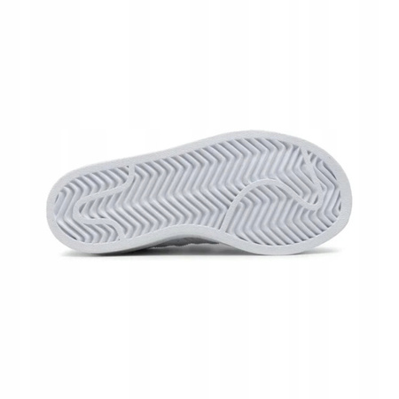 BUTY SPORTOWE DZIECIĘCE BIAŁE WYGODNE NA RZEP ADIDAS SUPERSTAR FV3655 