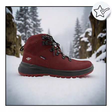 4f BUTY DAMSKIE WYGODNE TREKKINGOWE NA JESIEŃ ZIMĘ OBDH261 60S 