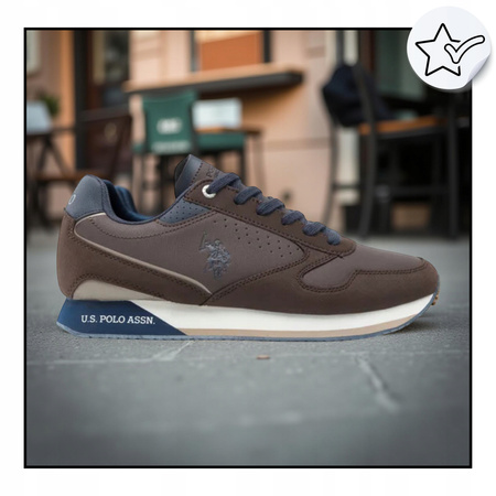 Buty Sneakersy Męskie Wygodne Stylowe Miejskie Lekkie POLO NOBIL003