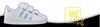 BUTY SPORTOWE DZIECIĘCE BIAŁE WYGODNE NA RZEP ADIDAS SUPERSTAR FV3655 
