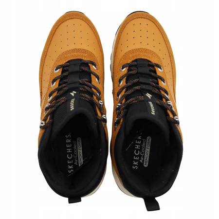 Buty męskie skechers brązowe wygodne za kostkę jesień zima 183049/wsk 