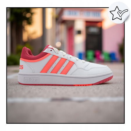 Buty Damskie Sportowe Wygodne Oddychające ADIDAS HOOPS GW0418 