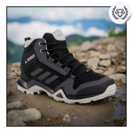 Buty Trekkingowe Wysokie Męskie ADIDAS TERREX AX3 EF3365 GORE-TEX 