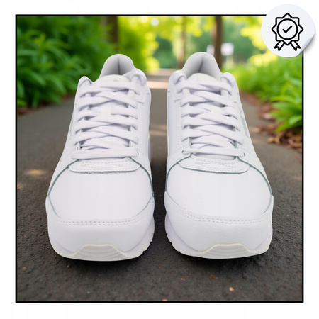 BUTY SPORTOWE MĘSKIE BIAŁE WYGODNE PUMA ST RUNNER 384855 10 r. 44,5