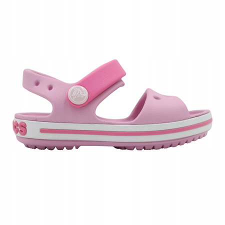Sandałki dziecięce różowe lekkie wygodne crocs crocband 12856 6gd