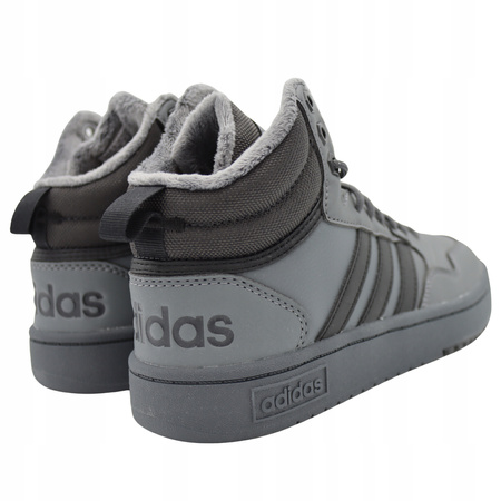 BUTY ZIMOWE DAMSKIE OCIEPLANE WYSOKIE ADIDAS HOOPS 3.0 MID GZ6683 