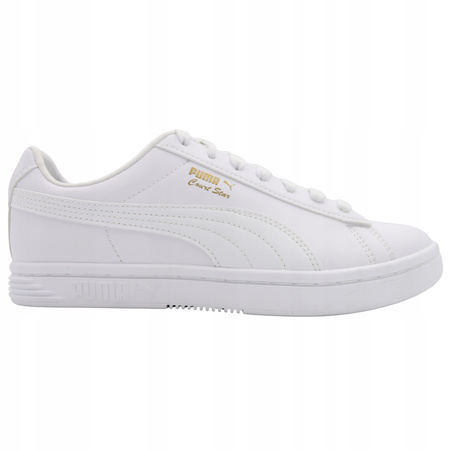 Buty Sportowe Białe Skórzane Sneakersy męskie PUMA COURT STAR SL