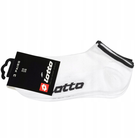 SKARPETKI BIAŁE LOTTO NISKIE STOPKI 1.20.00516-516-516 