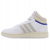 Buty Sneakersy Wysokie Białe Skóra Skórzane Wygodne ADIDAS HOOPS