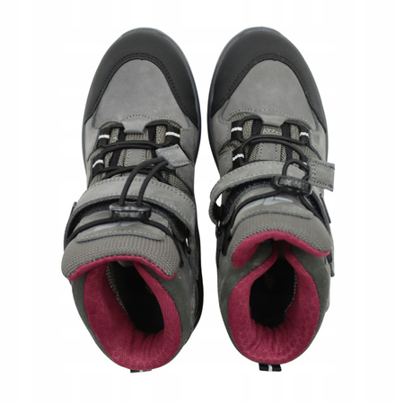 BUTY DZIECIĘCE 4F WYSOKIE TREKKINGOWE NA JESIEŃ ZIMĘ 4FJOBMW253 25S 