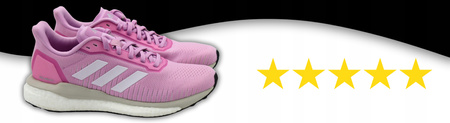 Buty sportowe damskie trening Adidas Solar wygodne do biegania