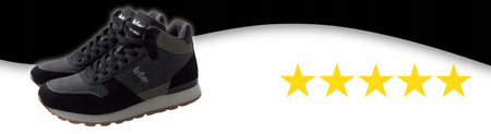 Buty Wysokie Męskie Ocieplane Zimowe na Zimę Wygodne LEE COOPER