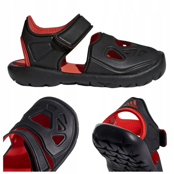 Sandałki SPORTOWE DZIECIĘCE CZARNE ADIDAS FORTASWIM 2I CQ0089 R. 23