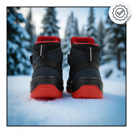 BUTY DZIECIĘCE 4F WYGODNE TREKKINGOWE NA JESIEŃ ZIMĘ JOBMW253 31S