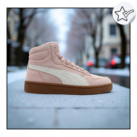 BUTY MŁODZIEŻOWE DLA DZIEWCZYNKI PUMA 407158 01 OCIEPLANE WYGODNE