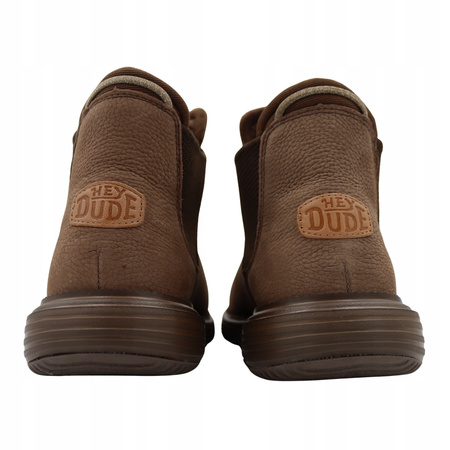 BUTY MĘSKIE LEKKIE SKÓRZANE HEYDUDE BRANSON CRAFT LEATHER 40187255 