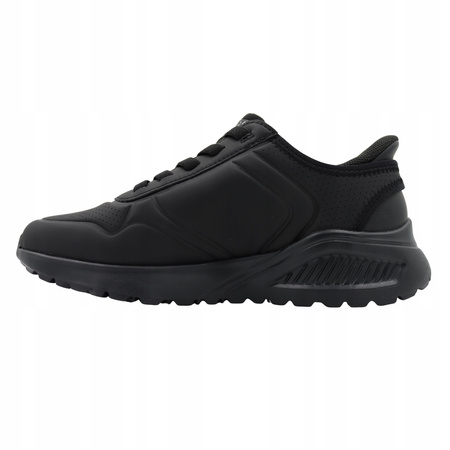 Buty męskie sportowe skechers czarne wygodne wsuwane 183125/bbk