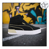 Buty Damskie PUMA CARINA Czarne Wysokie Wygodne Rzep 