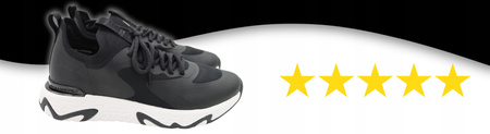 Buty Sneakersy Stylowe Wygodne Czarne KARL LAGERFELD