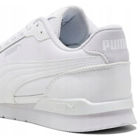 Buty Sportowe Męskie Wygodne Białe Skórzane Skóra PUMA ST RUNNER 