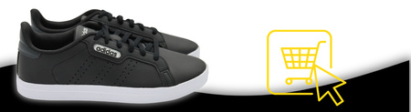 Buty sportowe damskie czarne ADIDAS COURTPOINT GZ5336