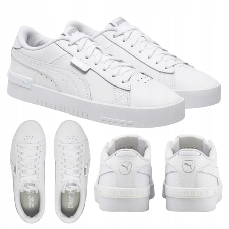 Buty Damskie Młodzieżowe Wygodne Lekkie Białe Skóra PUMA JADA