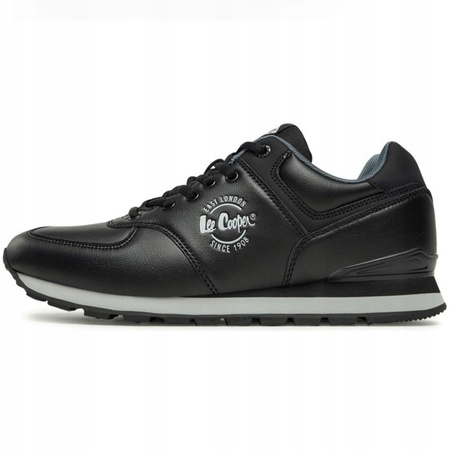 Buty Męskie Miejskie Lekkie Codzienne Wygodne Czarne LEE COOPER