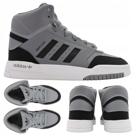 Buty Młodzieżowe ADIDAS DROP STEP J GY7328 za Kostkę Sznurowane 