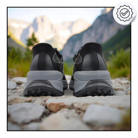 Buty sportowe męskie czarne wsuwane wygodne skechers 237685/bkmt 