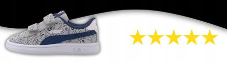 Buty Dla Dziecka Dziecięce Sportowe Na Rzepy PUMA SMASH 371192 01