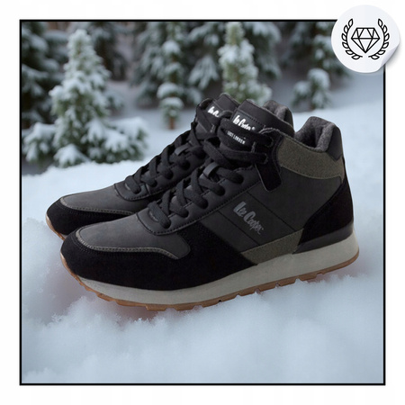 BUTY MĘSKIE ZIMOWE WYSOKIE OCIEPLANE LEE COOPER LCJ23313066M