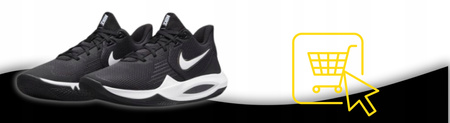 Buty Sportowe Męskie NIKE PRECISION V CZARNE do koszykówki
