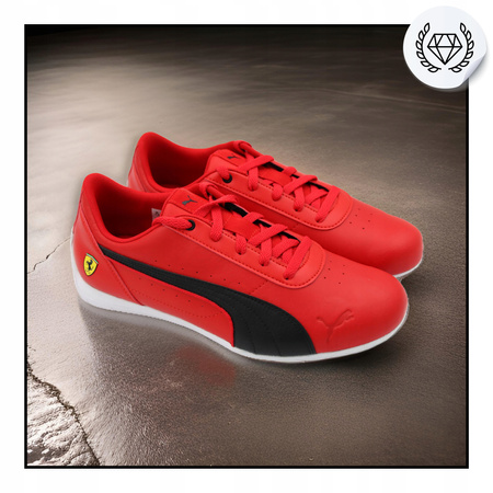 Buty Trampki Lekkie Męskie Wygodne PUMA FERRARI NEO CAT ROSSO CORSA